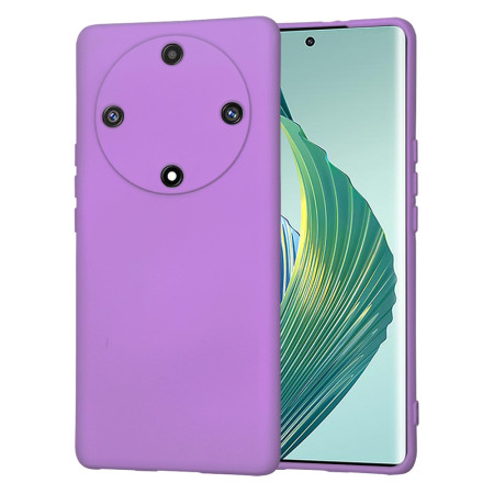 Husa Premium din Silicon pentru Honor Magic 5 Lite - SoftFlex, Microfibra, Purple