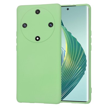 Husa Premium din Silicon pentru Honor Magic 5 Lite - SoftFlex, Microfibra, Mint Green