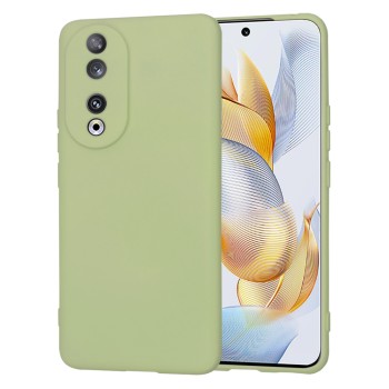 Husa Premium din Silicon pentru Honor 90 - SoftFlex, Microfibra, Matcha