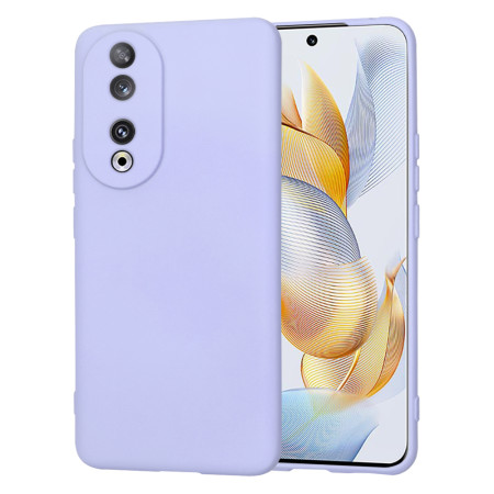 Husa Premium din Silicon pentru Honor 90 - SoftFlex, Microfibra, Light Purple