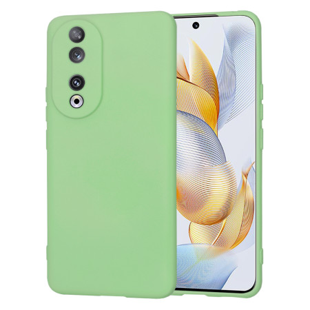 Husa Premium din Silicon pentru Honor 90 - SoftFlex, Microfibra, Mint Green