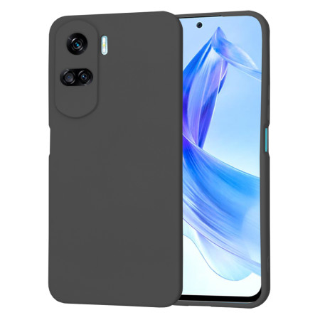 Husa Premium din Silicon pentru Honor 90 Lite - SoftFlex, Microfibra, Black