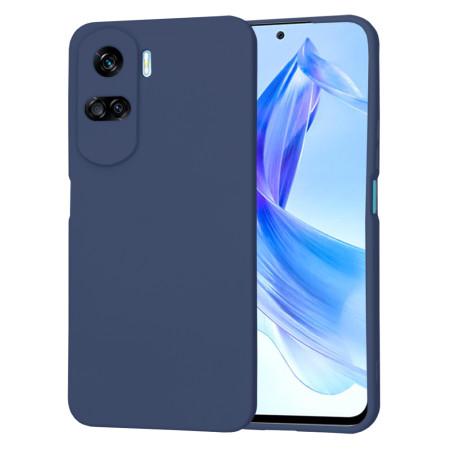 Husa Premium din Silicon pentru Honor 90 Lite - SoftFlex, Microfibra, Navy Blue