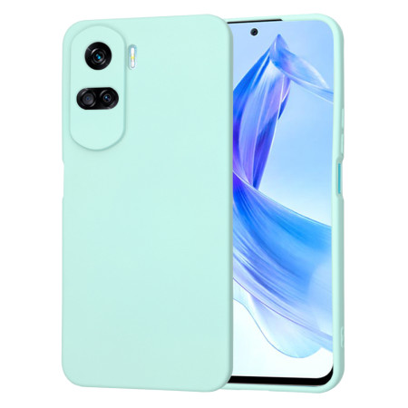 Husa Premium din Silicon pentru Honor 90 Lite - SoftFlex, Microfibra, Sea Blue