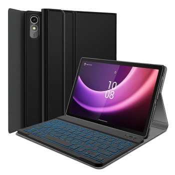 Husa cu Tastatura pentru Lenovo Tab P11 Gen 2 11.5 - CozyTab Case - Black