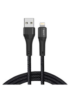 Cablu de Date cu Mufe USB, Lightning 60W, 1m - Lito (LD14) - Black
