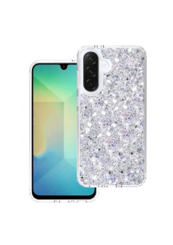 Husa cu Sclipici pentru Samsung Galaxy A26 5G, Glitter, White