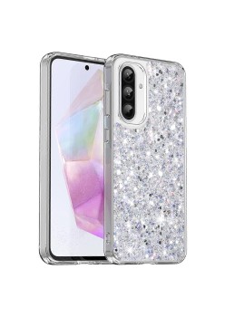 Husa cu Sclipici pentru Samsung Galaxy A36 5G / A56 5G, Glitter, White