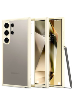 Husa pentru Samsung Galaxy S24 Ultra, Spigen Ultra Hybrid, Mute Beige