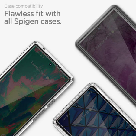 Folie pentru Google Pixel 8 Pro, set 2 buc. Spigen Glas.TR Align Master, Clear