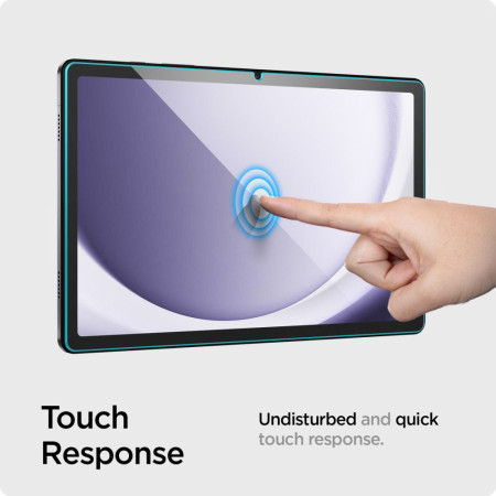 Folie pentru Samsung Galaxy Tab A9 Plus Spigen Glas.tR Slim, Clear