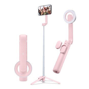 Selfie Stick Compatibil MagSafe, 67cm Spigen, Misty Rose