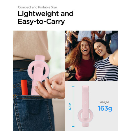 Selfie Stick Compatibil MagSafe, 67cm Spigen, Misty Rose