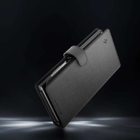 Husa pentru Samsung Galaxy S24 Ultra Spigen Wallet S Plus, Black