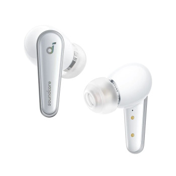 Casti fara Fir True Wireless, ANC Anker SoundCore Liberty 4, Cloud White