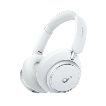 Casti On-Ear Bluetooth 5.3, Noise Cancelling, USB-C, Anker Space Q45, White