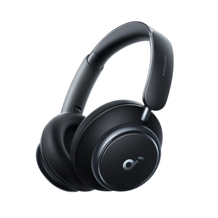 Casti On-Ear Bluetooth 5.3, Noise Cancelling, USB-C, Anker Space Q45, Black