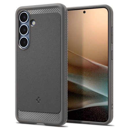 Husa pentru Samsung Galaxy S25 - Spigen Rugged Armor MagSafe - Marble Grey