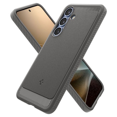 Husa pentru Samsung Galaxy S25 - Spigen Rugged Armor MagSafe - Marble Grey
