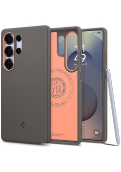 Husa pentru Samsung Galaxy S25 Ultra - Spigen Caseology Nano Pop MagSafe - Papaya Grey