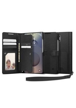 Husa pentru Samsung Galaxy S25 Ultra - Spigen Wallet S - Black