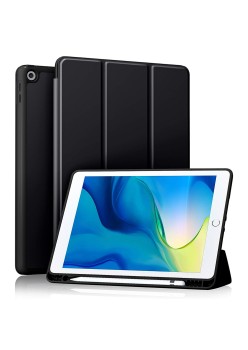 Husa pentru iPad 10.2 (2019 / 2020 / 2021) - Techsuit Flex Trifold - Black