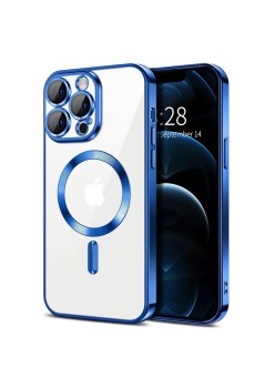Husa pentru iPhone 12 Pro - Techsuit Luxury Crystal MagSafe - Deep Blue