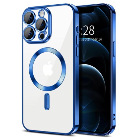 Husa pentru iPhone 12 Pro - Techsuit Luxury Crystal MagSafe - Deep Blue