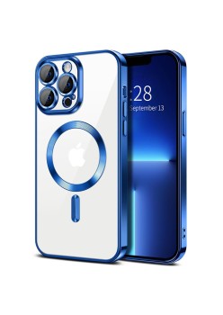 Husa pentru iPhone 13 Pro - Techsuit Luxury Crystal MagSafe - Deep Blue