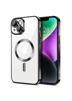 Husa pentru iPhone 14 Plus - Techsuit Luxury Crystal MagSafe - Black