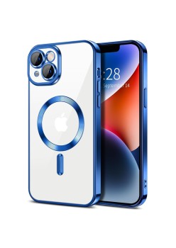 Husa pentru iPhone 14 Plus - Techsuit Luxury Crystal MagSafe - Deep Blue