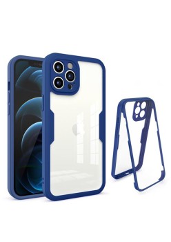 Husa pentru iPhone 12 Pro Max + Folie - Techsuit ColorVerse 360 Series - Blue