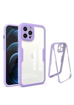Husa pentru iPhone 12 Pro Max + Folie - Techsuit ColorVerse 360 Series - Purple