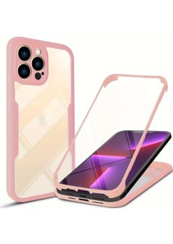 Husa pentru iPhone 13 Pro Max + Folie - Techsuit ColorVerse 360 Series - Pink