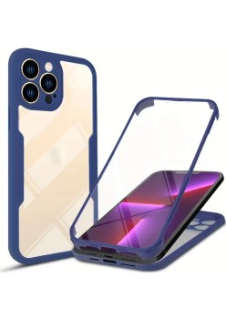 Husa pentru iPhone 13 Pro Max + Folie - Techsuit ColorVerse 360 Series - Blue