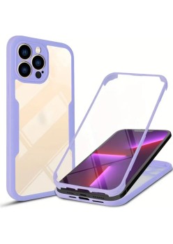 Husa pentru iPhone 13 Pro Max + Folie - Techsuit ColorVerse 360 Series - Purple