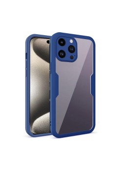 Husa pentru iPhone 15 Pro + Folie - Techsuit ColorVerse 360 Series - Blue