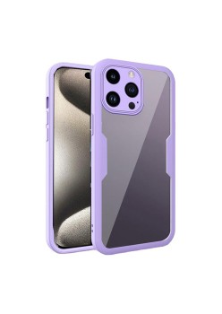 Husa pentru iPhone 15 Pro + Folie - Techsuit ColorVerse 360 Series - Purple