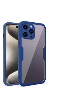 Husa pentru iPhone 15 Pro Max + Folie - Techsuit ColorVerse 360 Series - Blue