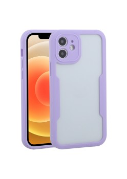 Husa pentru iPhone 12 + Folie - Techsuit ColorVerse 360 Series - Purple