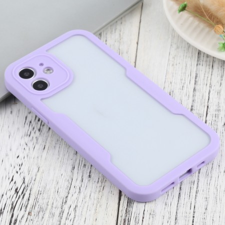 Husa pentru iPhone 12 + Folie - Techsuit ColorVerse 360 Series - Purple