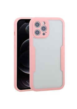 Husa pentru iPhone 12 Pro + Folie - Techsuit ColorVerse 360 Series - Pink