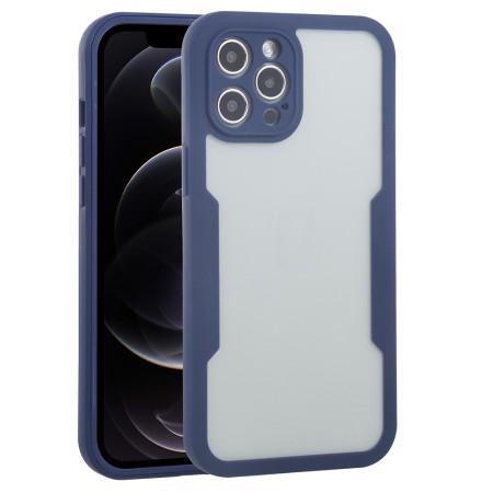 Husa pentru iPhone 12 Pro + Folie - Techsuit ColorVerse 360 Series - Blue