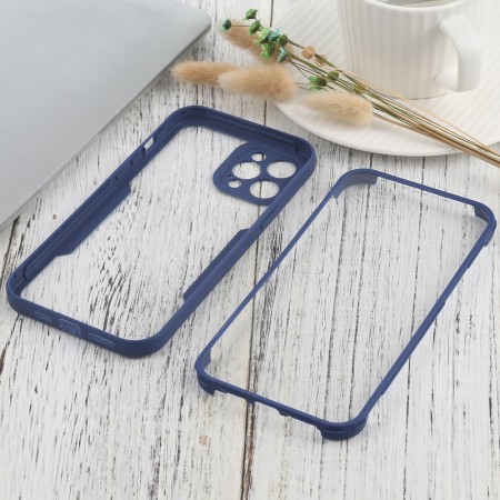 Husa pentru iPhone 12 Pro + Folie - Techsuit ColorVerse 360 Series - Blue