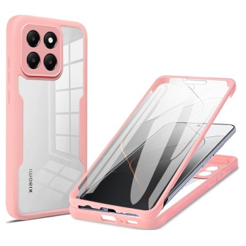Husa pentru Xiaomi 14 + Folie - Techsuit ColorVerse 360 Series - Pink