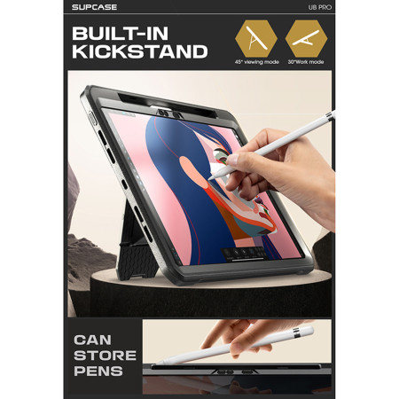 Husa pentru iPad Pro 11 (2024), Supcase Unicorn Beetle Pro, Black