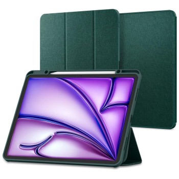 Husa pentru iPad Air 4 (2020) / Air 5 (2022) / Air 11 (2024), Spigen Urban Fit, Midnight Green