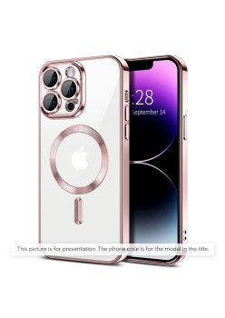 Husa pentru Samsung Galaxy A35 5G - Techsuit Luxury Crystal MagSafe - Pink