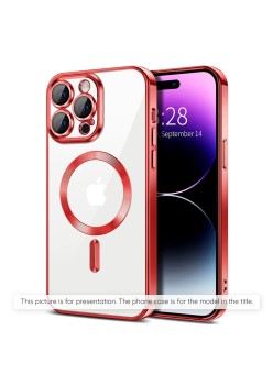 Husa pentru Samsung Galaxy A35 5G - Techsuit Luxury Crystal MagSafe - Red