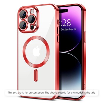Husa pentru Samsung Galaxy A35 5G - Techsuit Luxury Crystal MagSafe - Red